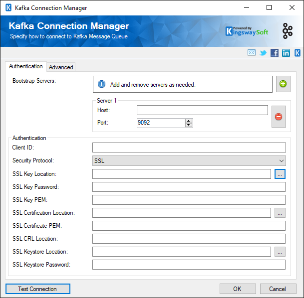 Kafka Connection Manager - SSL